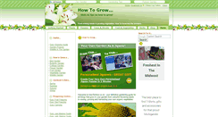 Desktop Screenshot of howtogrow.co.uk